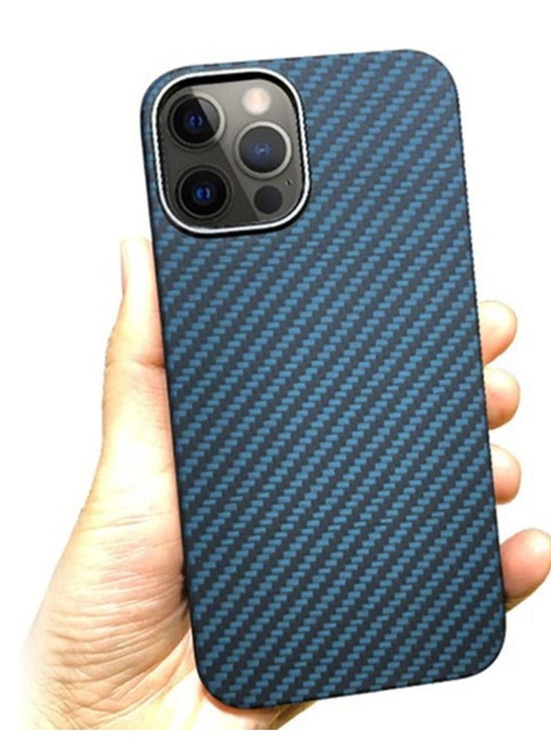 Case Compatible with iPhone 15 Plus Case 3D Skin Texture Kevlar Fiber Bulletproof Vest Cover Protective Carbon Fiber Pattern Ultra Slim - Image 1