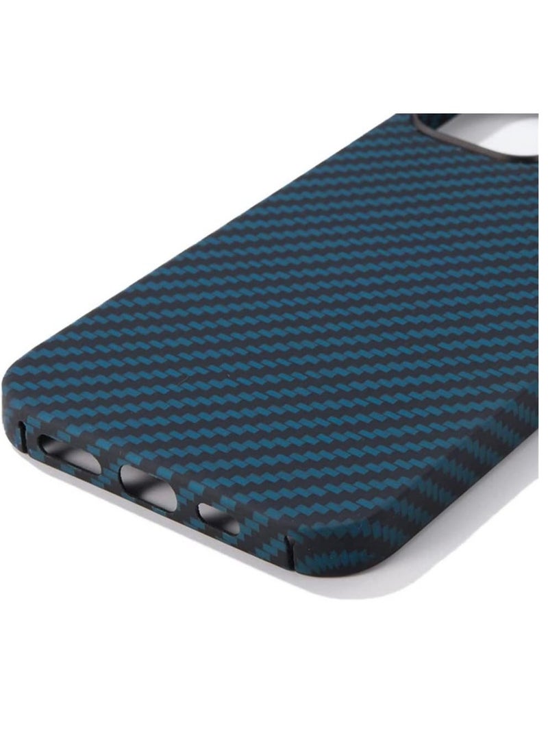 Case Compatible with iPhone 15 Plus Case 3D Skin Texture Kevlar Fiber Bulletproof Vest Cover Protective Carbon Fiber Pattern Ultra Slim - Image 4