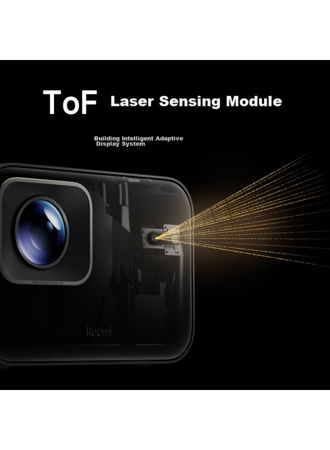 M I Xiaomi Redmi Projector 3 Pro, Home Projector, Smart Home Theater, High-definition Projector, Auto Focus, Auto Alignment, Intelligent Obstacle Avoidance, Long-distance Voice Control - Image 3