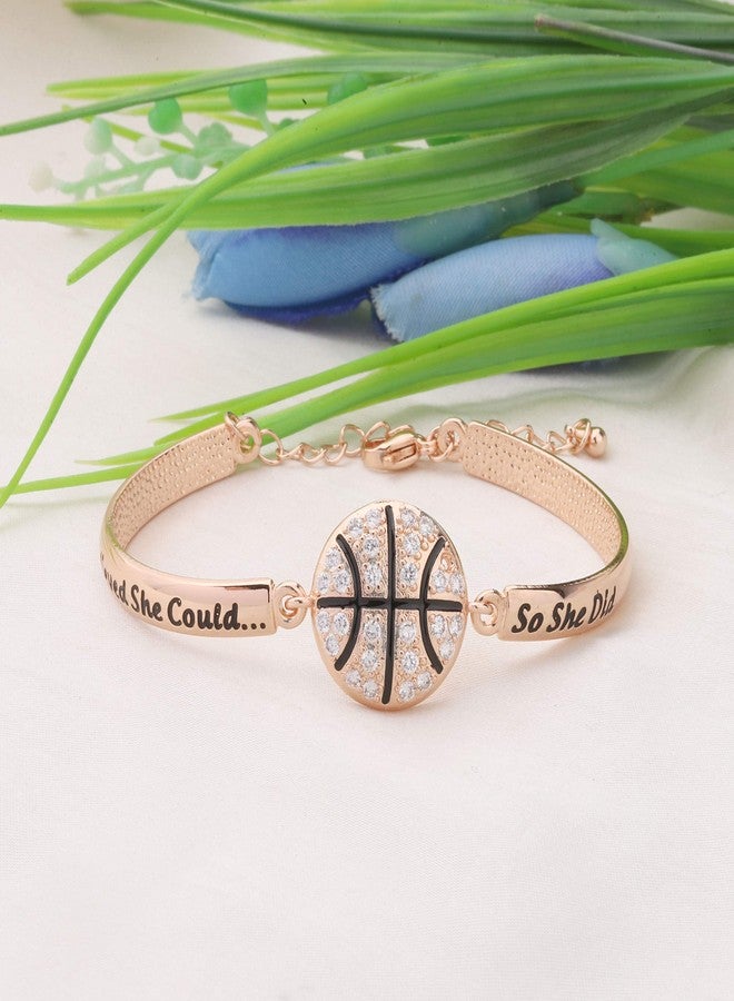 Lywjyb Birdgot Basketball Gift She Believed She Could So She Did Inspirational Gift For Basketball Player (Basketball br RG) - Image 5