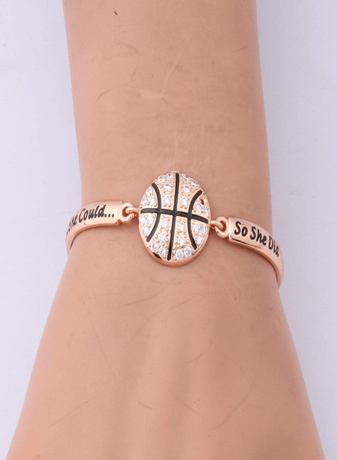 Lywjyb Birdgot Basketball Gift She Believed She Could So She Did Inspirational Gift For Basketball Player (Basketball br RG) - Image 3