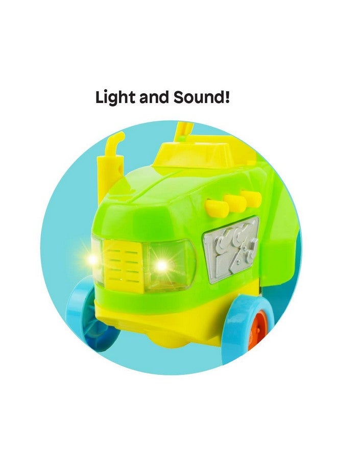 BOLEY Boley My First Farm Play Set - 6 Piece Green Tractor with Trailer, Farmer Figurine, and Farm Animal Toys for Toddlers - Perfect for Kids Learning and Play! - Image 3
