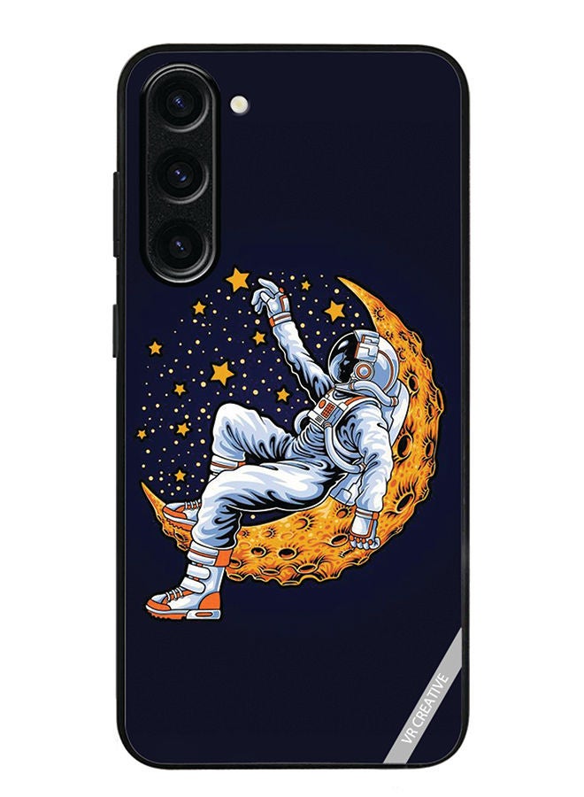 VR CREATIVE Protective Case Cover For Samsung Galaxy S23 Astranaut Design Multicolour - Image 1