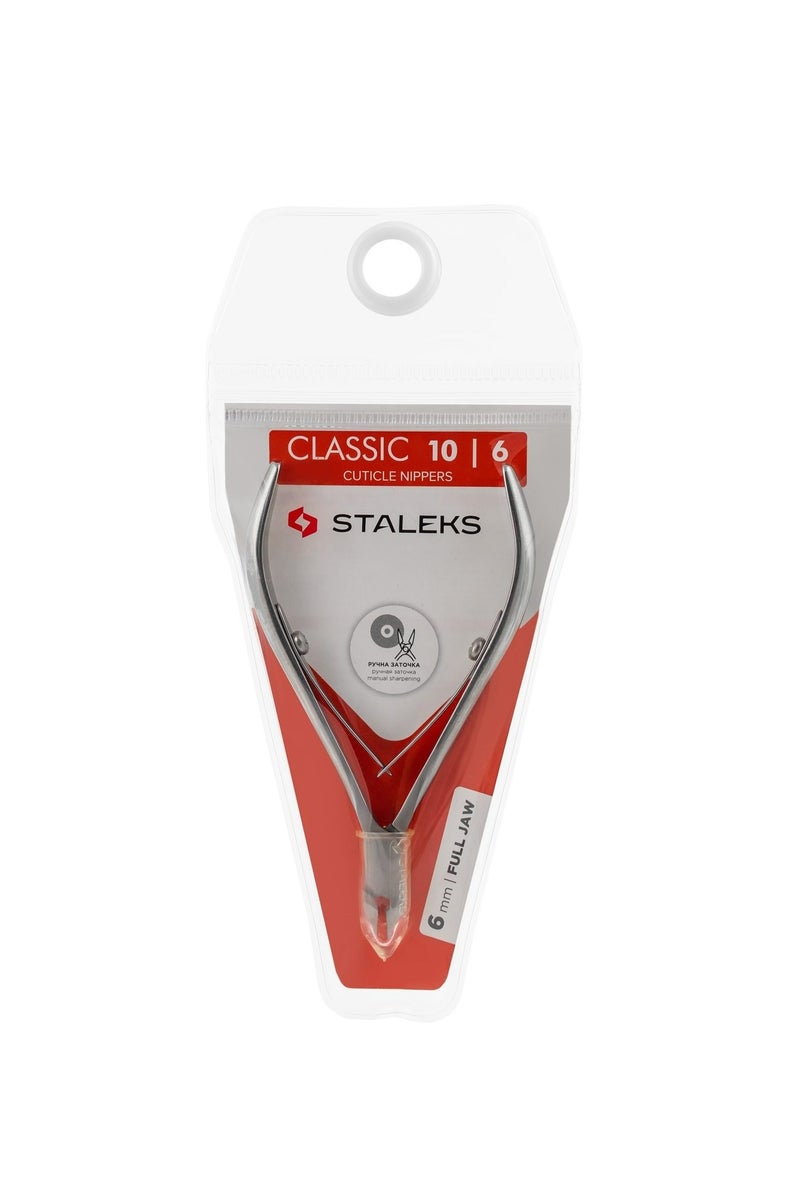 STALEKS PRO Classic Cuticle Nipper10, 6 mm, Staleks Made of Stainless Steel - Image 4