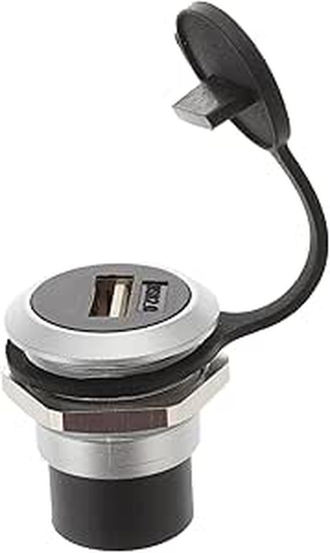 USB C Pass Through Coupler Flush Mount Connector for Charging and High Speed Data Transfer - Image 1