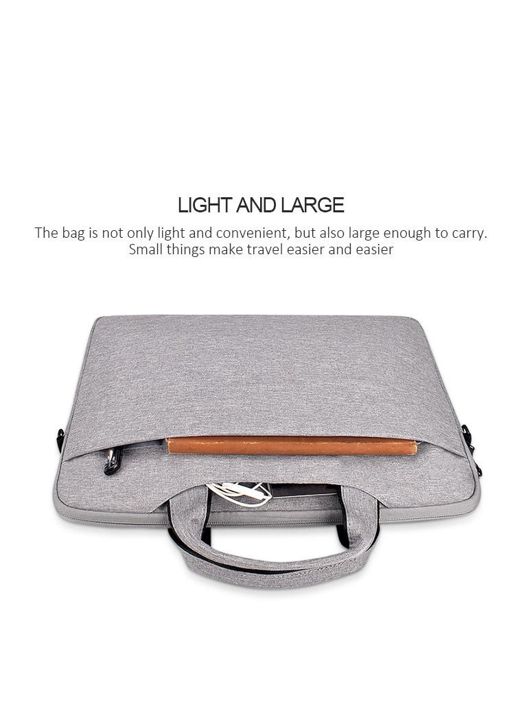 PROTECT 15-Inch Laptop Bag – Fits Up to 16-Inch Laptops and MacBooks – Water-Resistant Premium Fabric – Top Loader Design | BLT15.5GRY - Image 4