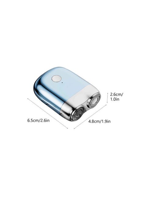 USB Rechargeable Electric Shaver Mini Portable Face Cordless Shavers Wet & Dry Small Size Machine Shaving For Men