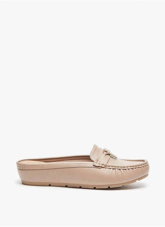 لو كونفورت Lace Detail Slip-On Mules