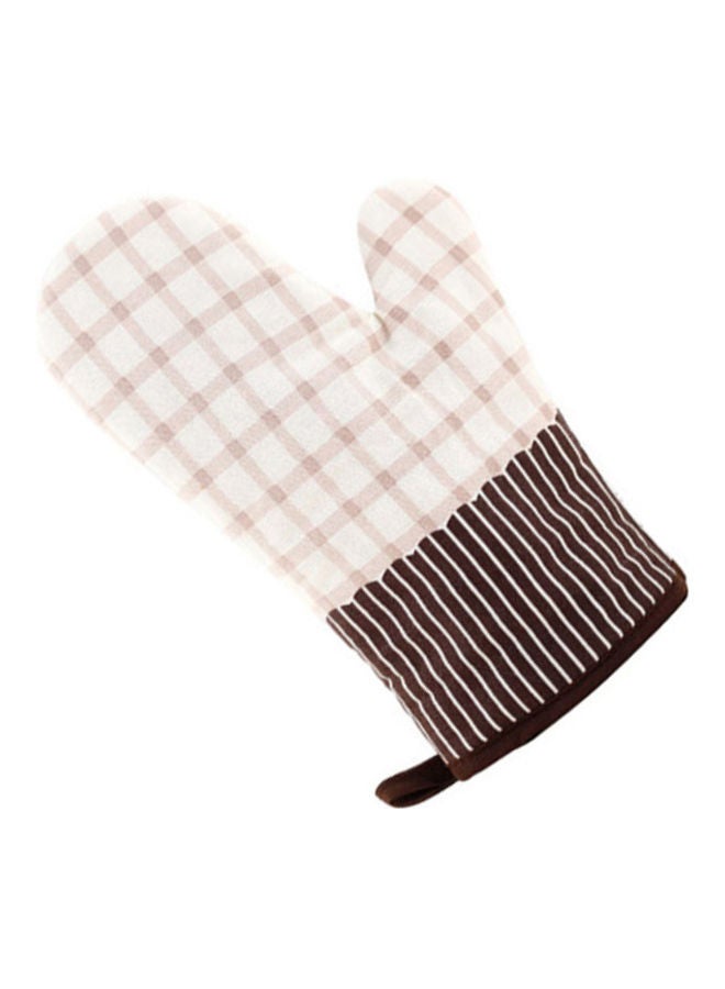 NIBEMINENT Printed Baking Glove Plaid 