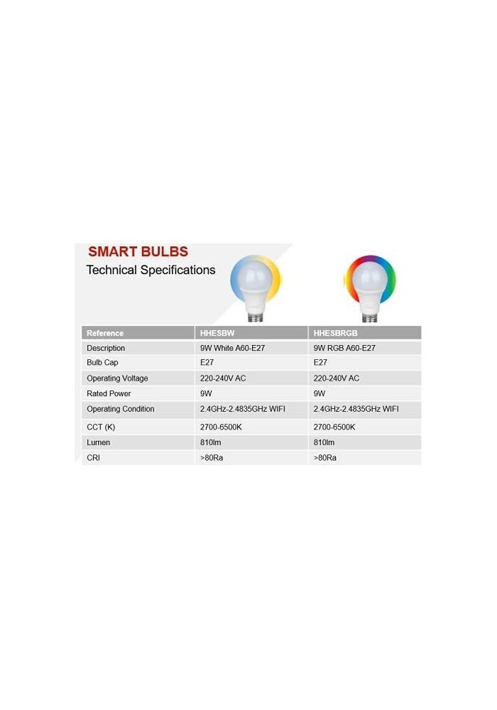 Himel Smart LED Bulb 9W E27 - Image 3