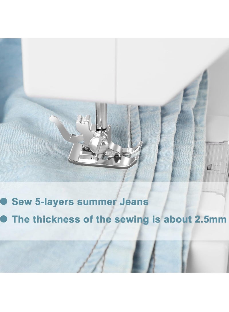 Sharpdo Electric Sewing Machine Double speed, 12-Needle Household Portable Sewing Machine For Beginners, Clothing, Fabrics or Leather - Image 3