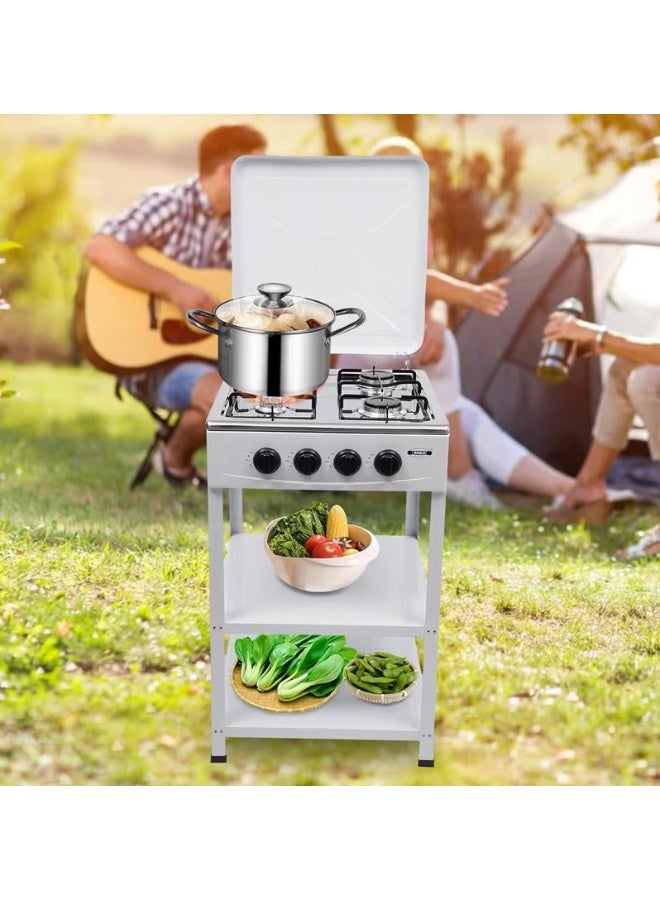 Olympia موقد غاز للطهي بدون دخان مطبخ خارجي موقد قائم 4 شعلات - Image 1