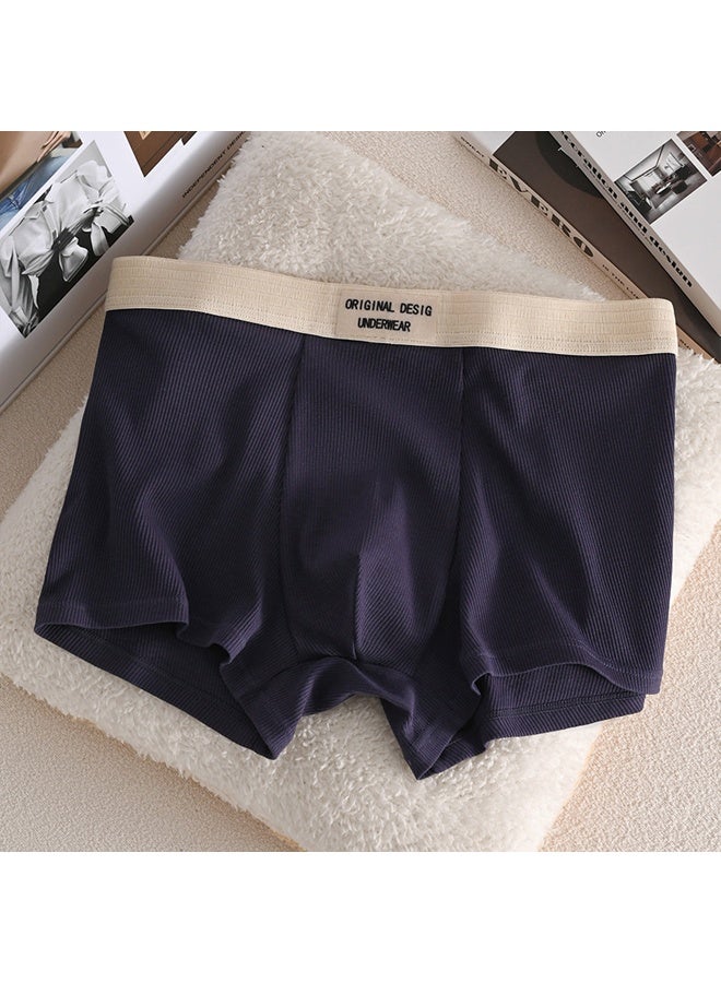 زيمي سراويل داخلية وسراويل داخلية من Zeemey مكونة من 5 قطع للرجال ، ملابس داخلية من القطن المرن قابلة للتهوية ومقاومة للرطوبة ، مقاس حديث منخفض الارتفاع - Image 4