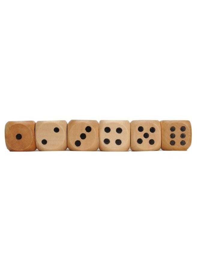 WE Games Wooden Dice Set Of 6  - Image 1