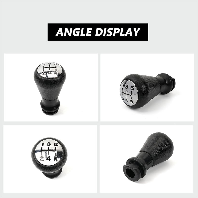 Car Gear Stick Shift Knob Black for Peugeot 106 107 205 206 207 301 306 307 308 406 407 605 807 2008 3008 5008 for Citroen C2 C3 C4 B6 B9 - Image 2