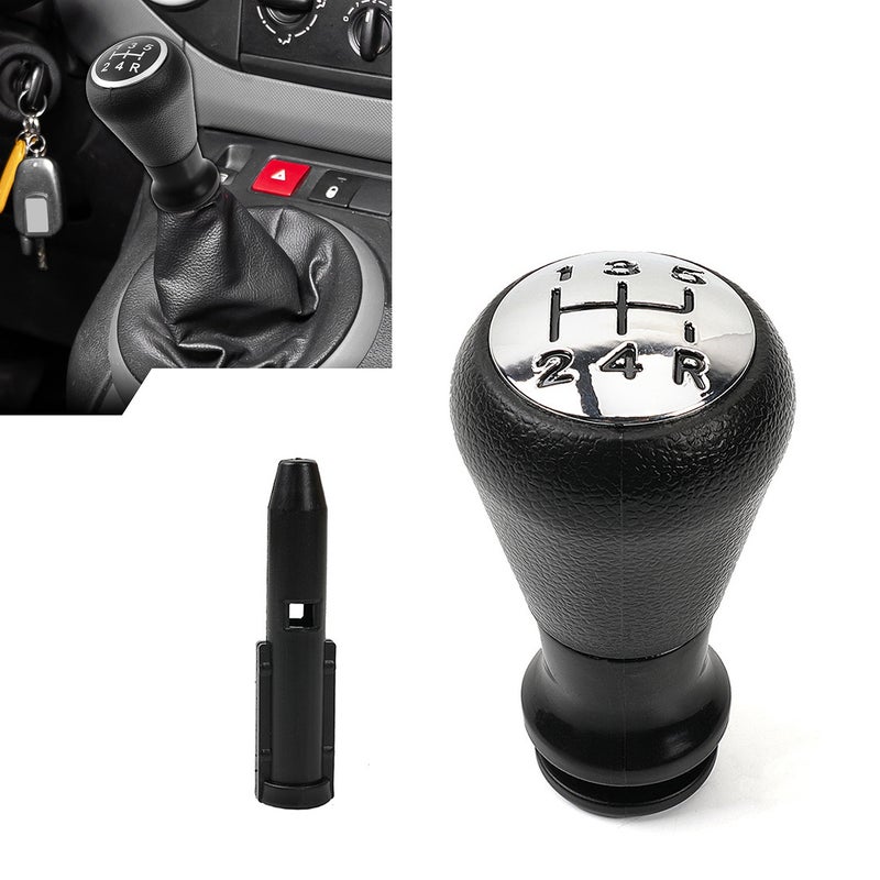 Car Gear Stick Shift Knob Black for Peugeot 106 107 205 206 207 301 306 307 308 406 407 605 807 2008 3008 5008 for Citroen C2 C3 C4 B6 B9 - Image 1