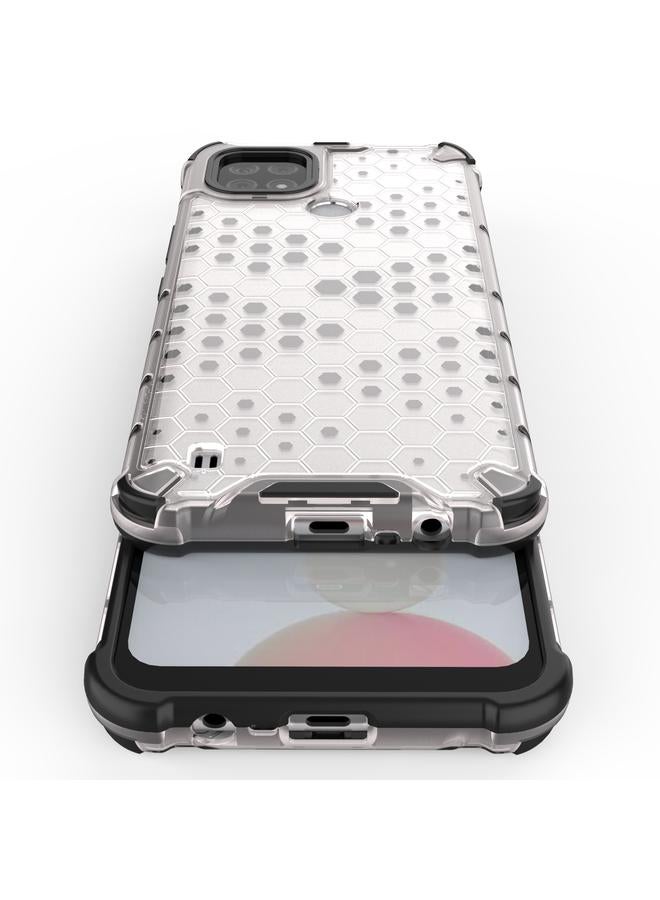 S-TOP Case For OPPO Realme C21 Shockproof Honeycomb PC + TPU Case - Image 4