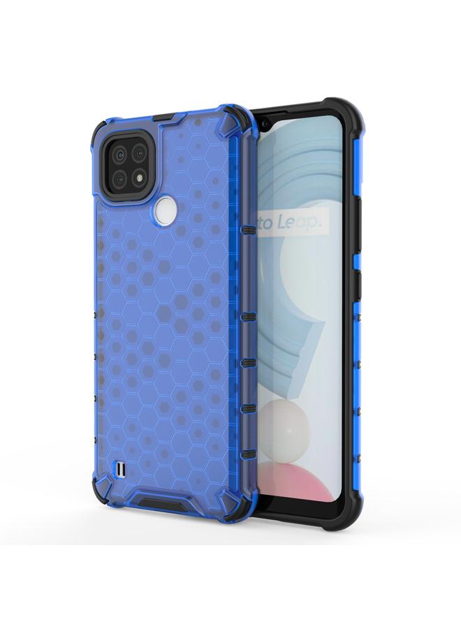 S-TOP Case For OPPO Realme C21 Shockproof Honeycomb PC + TPU Case - Image 1