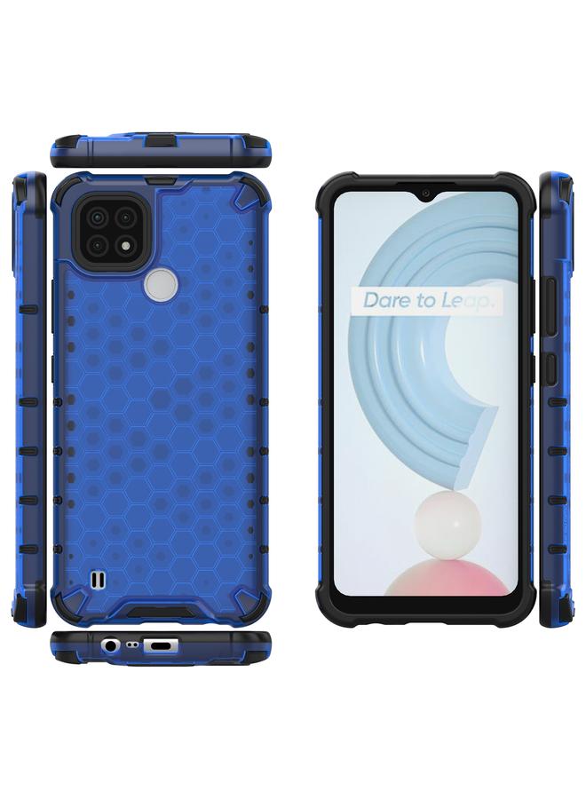 S-TOP Case For OPPO Realme C21 Shockproof Honeycomb PC + TPU Case - Image 2