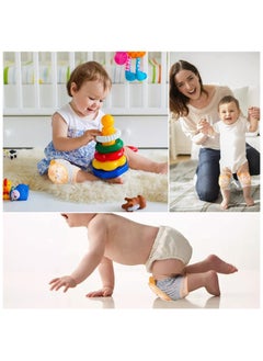 ORiTi Baby Knee Pads for Crawling, Baby Knee Protectors Breathable Crawling Knee Pads with Sponge Pad, Anti-Slip Knee Pads Leg Warmers Protective Cover for Unisex Babies  - Image 2
