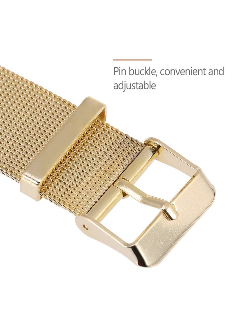 Zikra Quartz Watches Analogue Wristwatch Round Alloy Band Rhinestone Dial Dress Wrist Watch  Luxury Quartz Rhinestone Shining Bling Watches for Women for Women(Gold) - Image 4