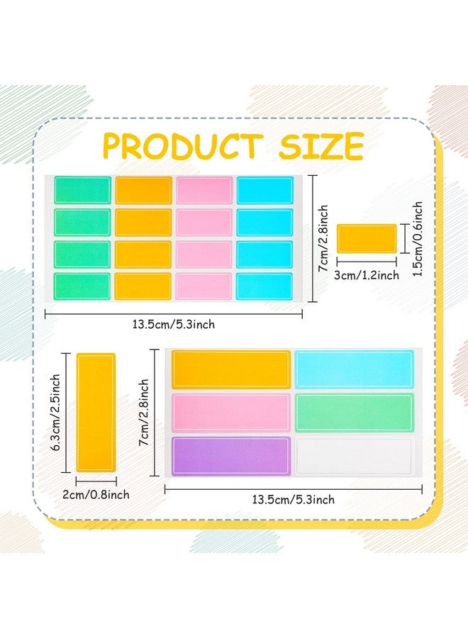 تشينكو 300 قطعة من ملصقات الزجاجات المقاومة للماء مع قلم تحديد أسود بألوان وأحجام متنوعة وملصقات قابلة للإزالة وملصقات الحضانة للأطفال وملصقات الإزالة للبرطمانات وحاويات الطعام (بأسلوب ماكرون) - Image 2