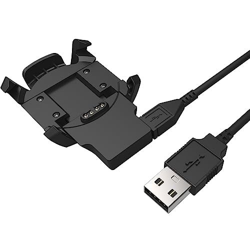 TUSITA Charger Compatible with Garmin Fenix 3, Fenix 3 Sapphire, Fenix 3 HR, Quatix 3, Tactix Bravo，D2 Bravo - 1M, Smart Watch Accessories - Image 1