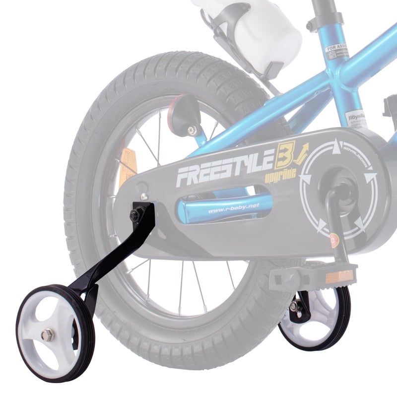 RoyalBaby Training Wheels for RoyalBaby 14 Inch Kid Bike 14 Black 1 Pair