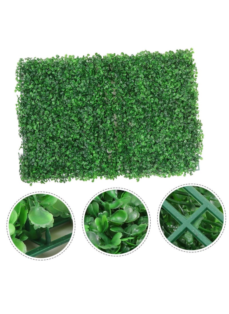 HOME TASTE 40X60Cm Synthetic Grass Wall Panels Enhance Your Space With Lush Indoor And Outdoor Decor - Faux Greenery Fence For Villa, Garden, And Home Privacy - Lifelike Artificial Grass Panels (5_Pieces)  - Image 1