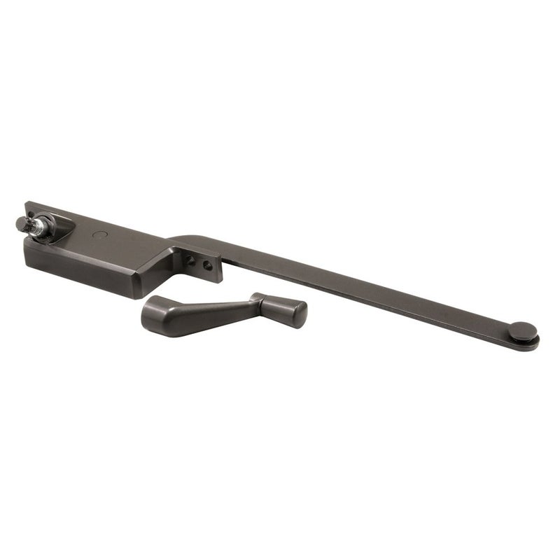 PrimeLine H 3517 9 In Bronze Diecast Casement Operator Left Hand Square Type Single Pack