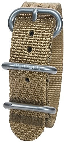 Bertucci DX3 B-120 16mm Golden Khaki Nylon Watch Band - Image 3