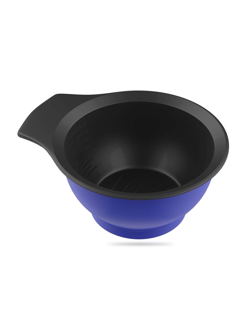 Segbeauty Segbeauty Hair Color Mixing Bowl, Salon Pro DIY Hair Dye Hair Coloring Plastic Bowl for Barbershop Hairdressers, Sturdy Hair Tint Cup for Ombre Hair Long Hair Short Hair Human Hair - Royal Blue - Image 1