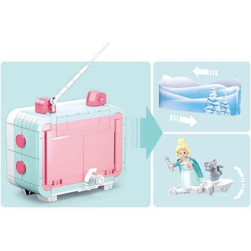 سلوبان مكعبات تلفاز فروزن 400 قطعة - M38-B1103 - Image 4