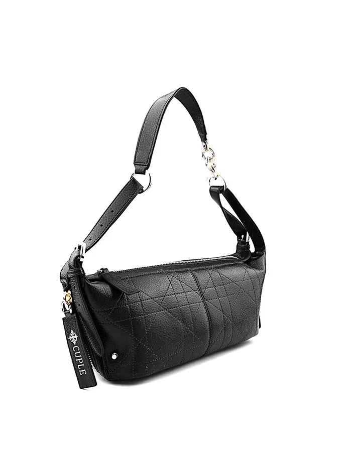 Cuple Cuple Quilted Zip Shoulder Bag