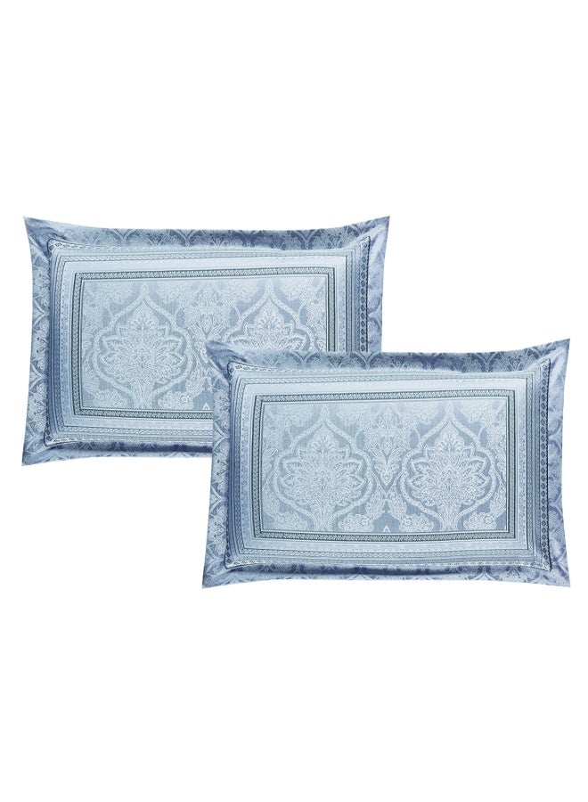 HOURS double size comforter 8 pieces Jacquard  for All Occasions - Queena-08 - Image 4