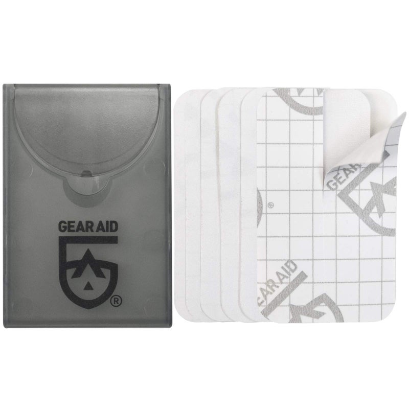 GEAR AID Tenacious Tape Mini Patches with Peel-and-Stick Adhesive to Fix Holes and Tears in Winter Gear, Down Puffer Jackets, Sleeping Bags, Tents, and Rain Gear, Clear, 1 Pack - Image 1