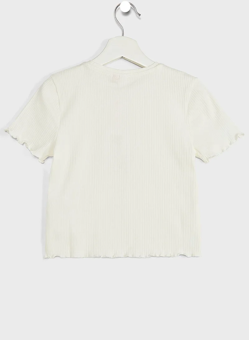 Vero Moda Girl Kids Essential Crew Neck Top
