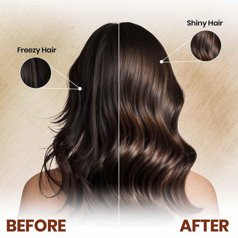 CORNELLS WELLNESS CORNELLS Super Foods Moroccan Argan & Shea Butter Hair Mask for Hydrate & Repair | For Men & Women Deep Nourishing Hair Treatment for Soft, Frizz-Free, Shiny Hair | Sulfate & Paraben-Free - 475ml - Image 4