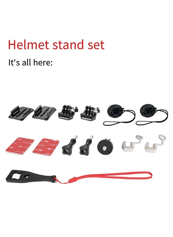 Generic Insta360 X4/X3 Helmet Mount Kit for 360° Action Cameras  - Image 3