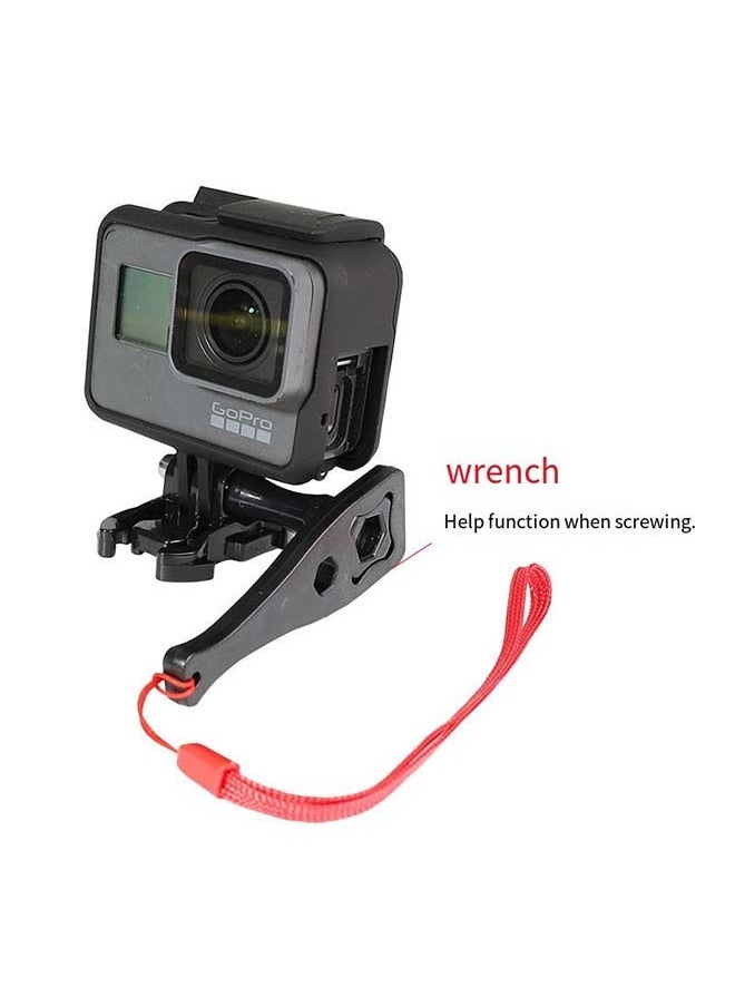 Generic - Insta360 X4/X3 Helmet Mount Kit for 360° Action Cameras - Image 1