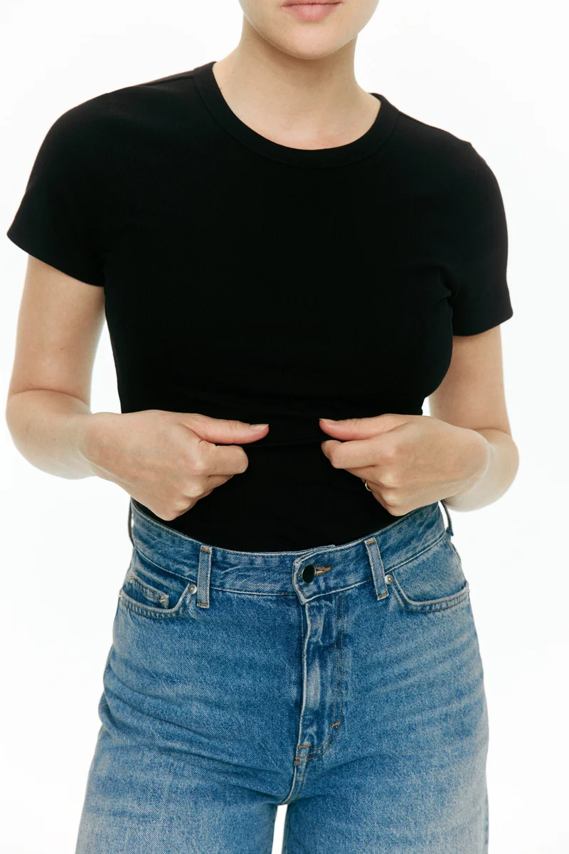 H&M  MAMA 2-pack ribbed nursing T-shirts for Women | Best Price UAE