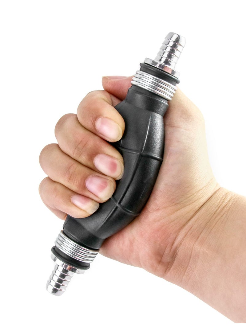 2 Packs 6+10mm Black Primer Bulb Rubber Fuel Pump Transfer Vacuum Fuel Manual Primer Gasoline Diesel Pump Suitable For Ship Accessories - Image 5