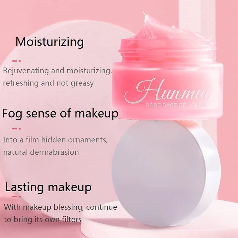 OUKPANE 2 Pack Magical Perfecting Base Face Primer Under Foundation Pore Shrink Cream, Isolation Concealer Cream Invisible Pore, Cover Acne Marks/Shrink Pores/Lift Firming/Oil Control(30g) - Image 2