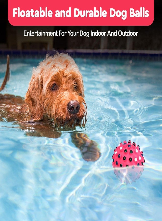 SPOT Vinyl Gumdrop Ball Dog Toy with Squeaker - Colorful and Interactive Dog Chew Toy, Floats in Water, Made from Durable, Non-Toxic Natural Rubber, Great for Dogs and Puppies, 5in, Assorted Colors - Image 5