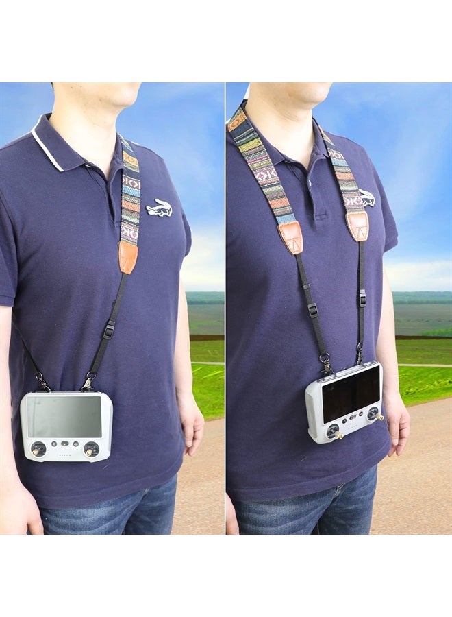 Hanatora Lanyard Neck Strap with Aluminum Bracket for DJI RC,RC 2(Air 3,Mini 3, Mini 3 Pro,Mavic 3 Classic) Drone Remote Control Clasp Accessories(Color) - Image 4