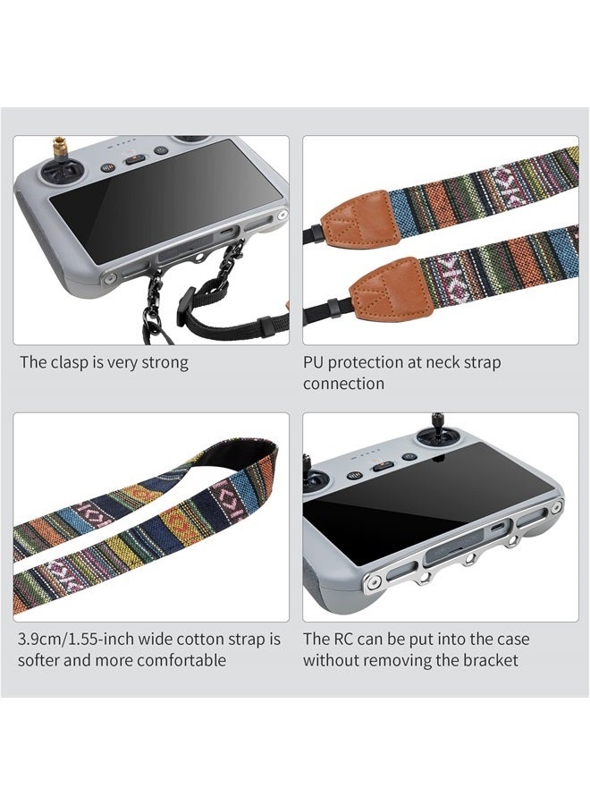 Hanatora Lanyard Neck Strap with Aluminum Bracket for DJI RC,RC 2(Air 3,Mini 3, Mini 3 Pro,Mavic 3 Classic) Drone Remote Control Clasp Accessories(Color) - Image 3