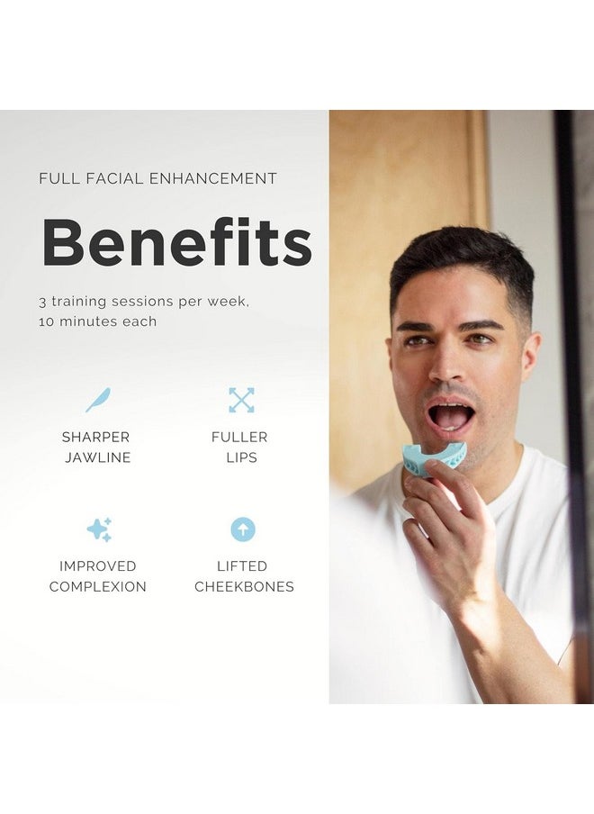 SEAHELTON - Premium Facial Exerciser - Jawline Exerciser For Men And Women - Tighten, Tone & Strengthen, Target Your Jawline, Chin, Lips And Cheekbones - Food-Grade Silicone - Image 1
