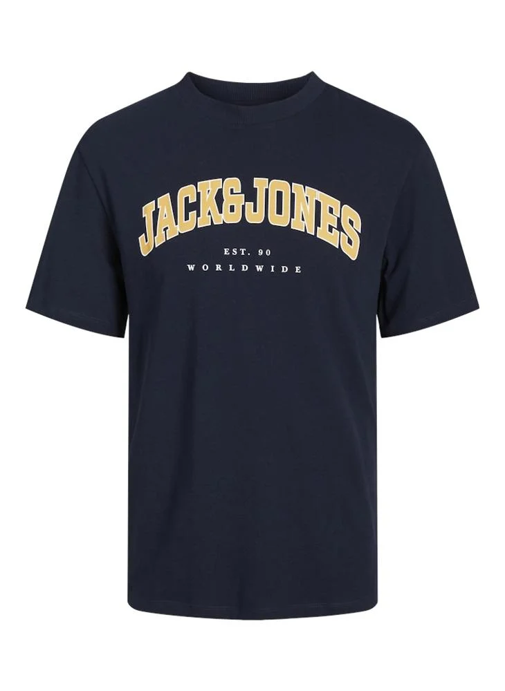 جاك اند جونز Logo Crew Neck T-Shirt