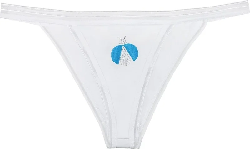 Sensu Women's Cotton Stone Printed 5-Piece Slip Panties Set - KTS3043
