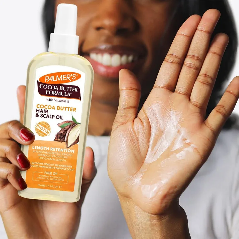بالمرز Cocoa Butter Formula Biotin Hair&Sclp Oil-150ml